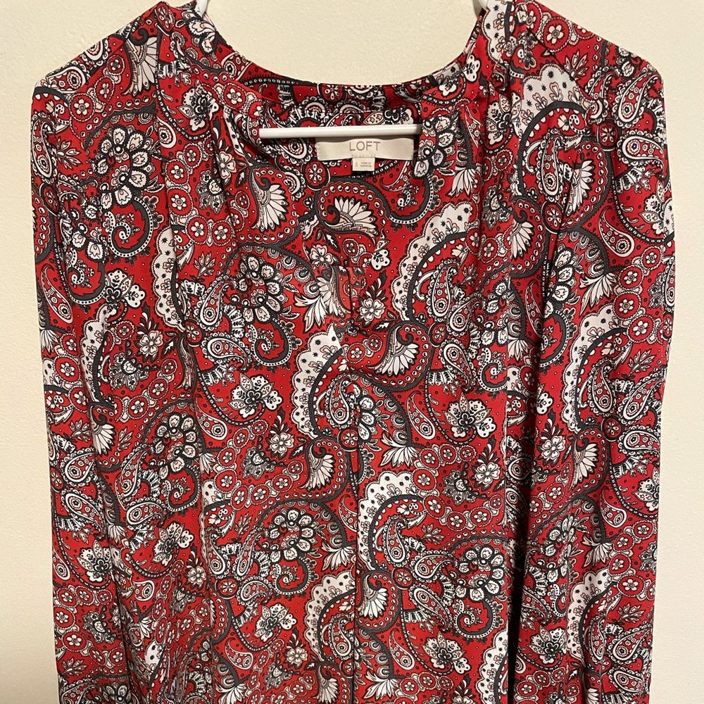 Loft Patterned Blouse - image 1